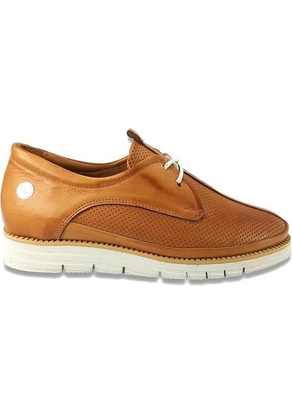 3150 Hakiki Deri Günlük Kadın Ayakkabı-Taba fiyatları