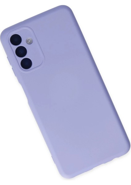 Samsung Galaxy A04S Kılıf Nano Içi Kadife Silikon - Lila Inslm