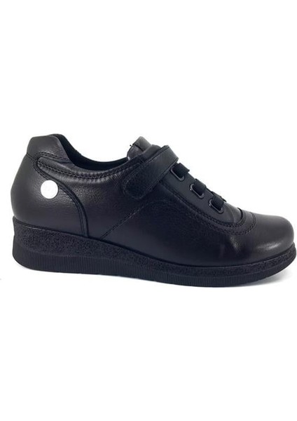 6030 Hakiki Deri Günlük Kadın Ayakkabı-Siyah fiyatları