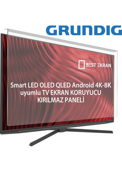 Grundig 75" Inç 189 Ekran Tv Ekran Koruyucu
