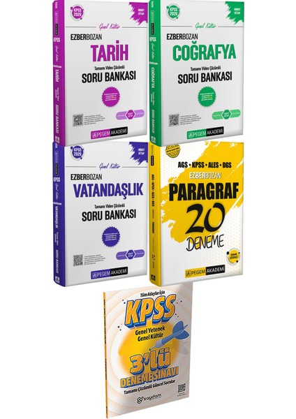 Ezberbozan Tarih Coğrafya Vatandaşlık Soru - Ags Kpss Ales Dgs Ezberbozan Paragraf 20 Deneme + 3 Deneme Hediye