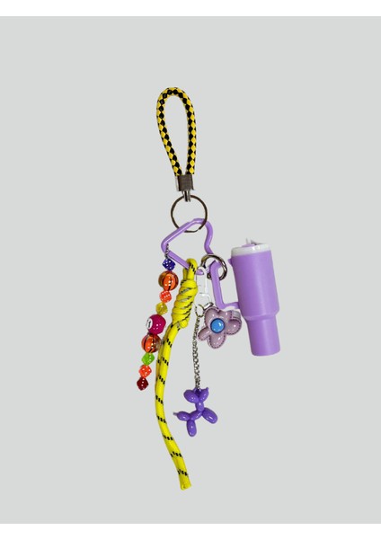 Mor & Sarı Kombinli Charm