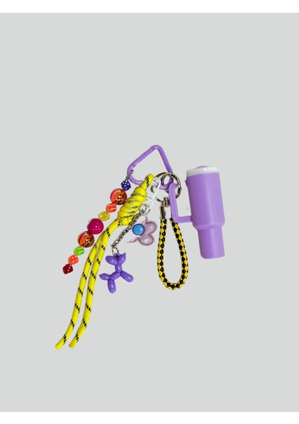 Mor & Sarı Kombinli Charm fiyatları
