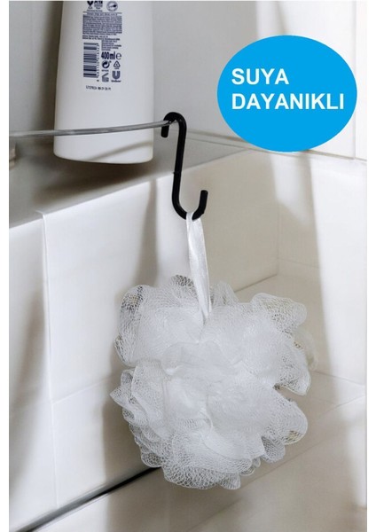 6 Adet Siyah Plastik Havlupan Kancası Seti, Banyo ve Mutfak İçin Askı Aparatı fiyatları