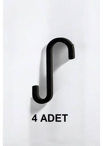 6 Adet Siyah Plastik Havlupan Kancası Seti, Banyo ve Mutfak İçin Askı Aparatı indirimleri