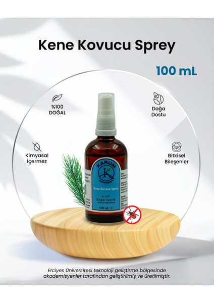 Aromaterapi %100 Doğal Uçucu Yağ Içerikli Kene Kovucu (Özel Formülasyon) 100 ml