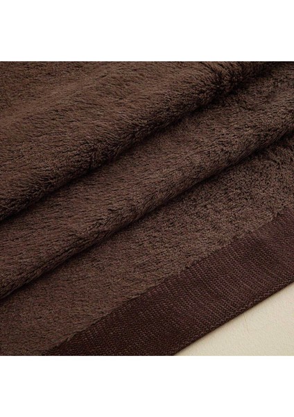 Koyu kahve pamuk banyo havlusu 85x150 cm yumuşak ve şık tasarım indirimleri