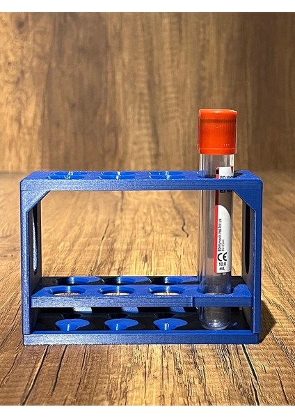 8'li Kan Alma Tüp Standı Tüp Sporu (16 * 100MM Için Uyumlu- Mavi) modelleri