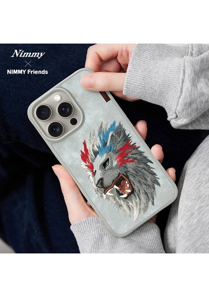 iPhone 15 Pro Max Uyumlu 3D Göz Aslan Detaylı Nakış İşlemeli Kabartmalı Raptor Kılıf modelleri