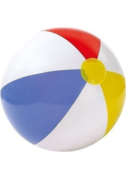 Çok Renkli 51 cm Deniz Topu, Eğlenceli ve Dayanıklı Plaj Oyuncağı, 1+ Yaş