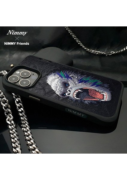 iPhone 15 Pro Max Uyumlu 3D Göz Goril Detaylı Nakış İşlemeli Kabartmalı Raptor Kılıf fırsatları