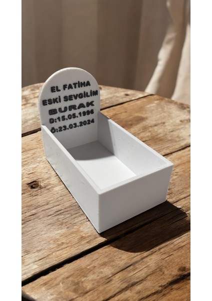 Eski Sevgili Mezarlığı - Mizahi Takı Kutusu/ Mini Mezar