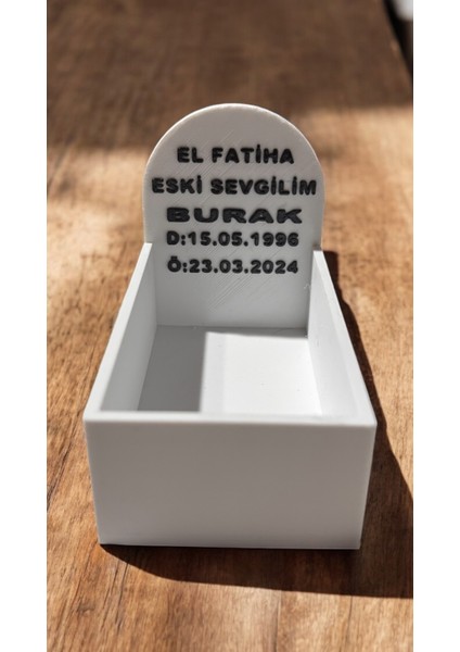Eski Sevgili Mezarlığı - Mizahi Takı Kutusu/ Mini Mezar modelleri