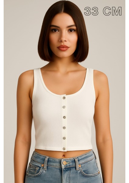 Kadın Crop Çeşitleri (Çıtçıtlı - Düz), ( Farklı Renkler ve 30 - 33 - 40 - 50 cm Uzunluklar Da)