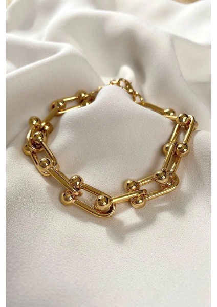 Kadın Premium Kalite Blanca Tifany Gold Zincir Bileklik fiyatları