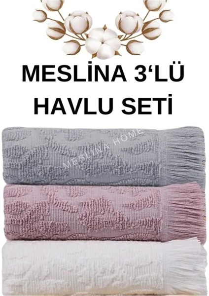 30x50cm 3'lü Pamuklu Mutfak Havlusu Seti, Kurulama ve Temizlik İçin Uygun