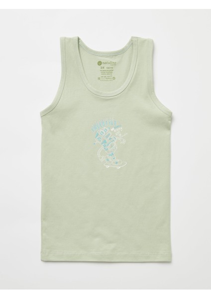 Erkek Çocuk Organik Pamuklu Likralı Atlet Freestyle Robot 4'lü Paket indirimleri