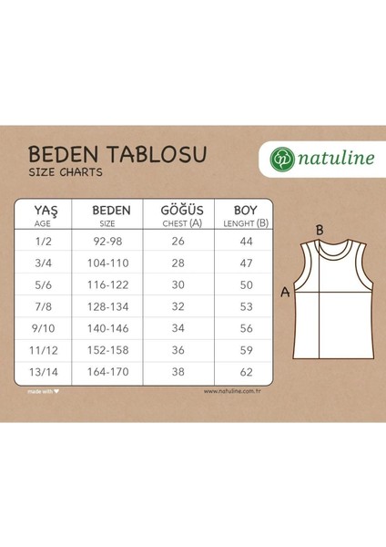 Erkek Çocuk Organik Pamuk Ribana Atlet 6'lı Paket