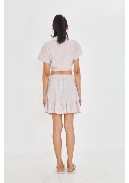 Beli Lastikli Gofre Etek modelleri