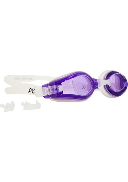 Çocuklar için mor deniz yüzücü gözlüğü, rahat ve şık tasarım, 3+ yaş uygun