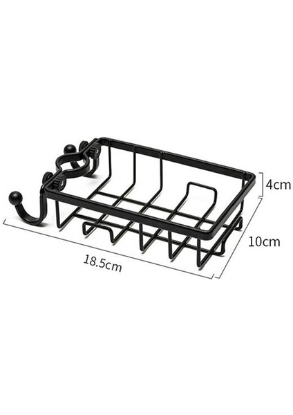 Paslanmaz Çelik Mutfak Banyo Musluğuna Sabitlenebilir Sabunluk (5148)