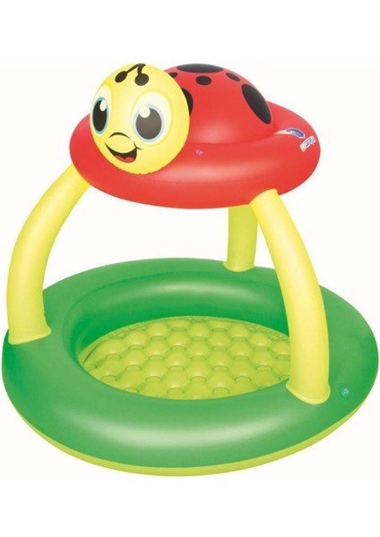 Yeşil Çocuk Havuzu, Uğur Böcekli, 91x84 cm, Renkli, Eğlenceli ve Güvenli