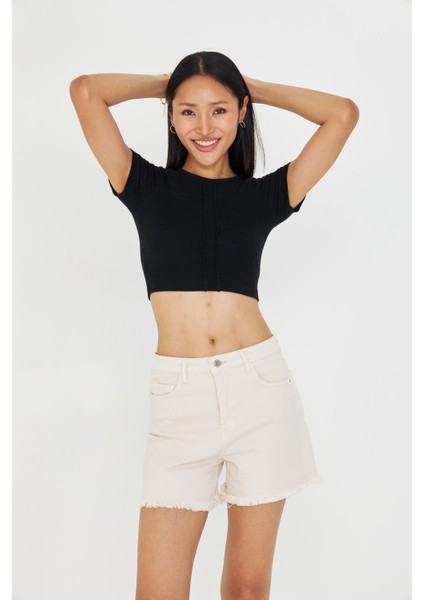 Çizgi Detaylı Kaşkorse Crop modelleri