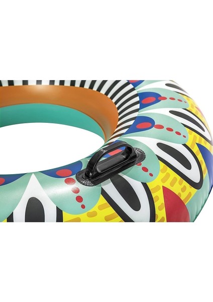 Renkli festival desenli simit oyuncak, çocuklar için eğlenceli ve güvenli, 1+ yaş indirimleri