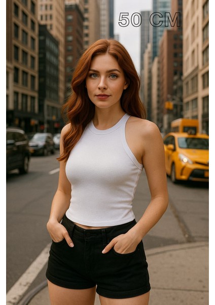 Kadın Crop Çeşitleri (Çıtçıtlı - Düz), ( Farklı Renkler ve 30 - 33 - 40 - 50 cm Uzunluklar Da) fırsatları