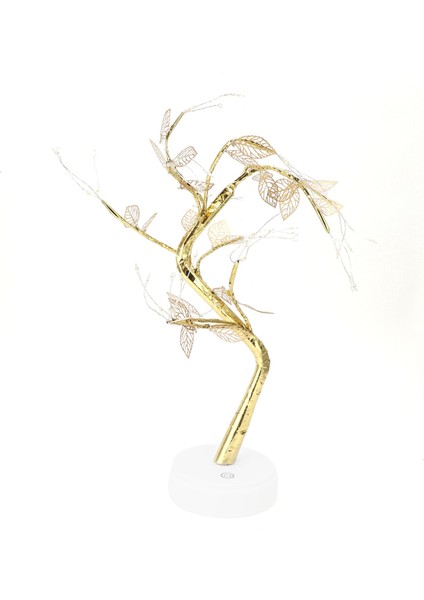 Ağaç Şeklinde Işık Dıy 72LED Yapay Altın Yaprak Ağaç Lambası USB Pille Çalışan Ev Partisi Tatil Doğum Günü Dekorasyon Işığı (Yurt Dışından) fiyatları