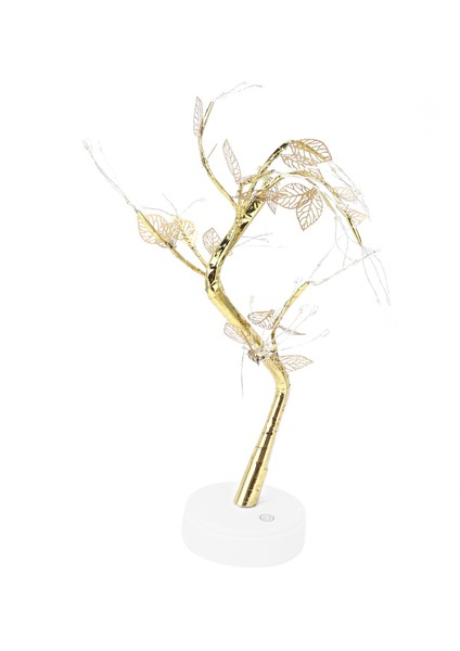 Ağaç Şeklinde Işık Dıy 72LED Yapay Altın Yaprak Ağaç Lambası USB Pille Çalışan Ev Partisi Tatil Doğum Günü Dekorasyon Işığı (Yurt Dışından) fırsatları