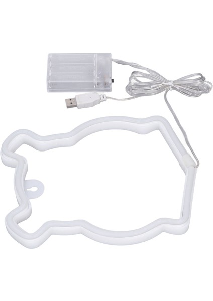 Neon Işık LED Ayı Şekilli Neon Tabela Pil ile Çalışan USB Şarjlı Duvar Dekor Işığı Ev Partisi Dekorasyonu Için (Yurt Dışından) modelleri