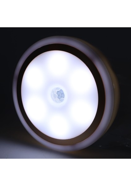6 LED Hareket Sensörlü Işık Dolap Gardırop Koridor Gece Lambası Insan Indüksiyon Lambası (Yurt Dışından)