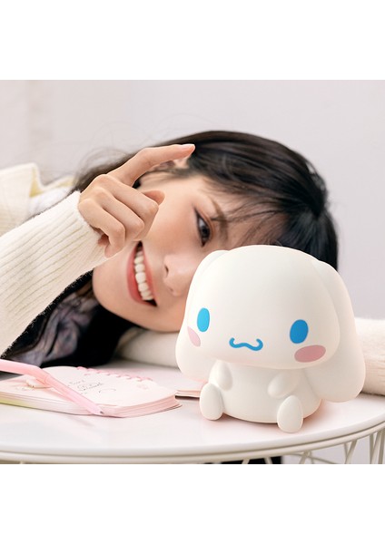Cinnamoroll Mini Gece Lambası Sevimli Karikatür Musluk Kontrolü Göz Koruma Yumuşak Aydınlatma Silikon Bebek Odası Işıkları (Yurt Dışından) indirimleri