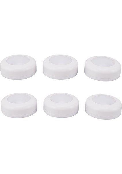 6 Adet Uzaktan Kumandalı LED Puck Işıkları Kısılabilir Dairesel Lamba Dolap Altı Dolap Tezgah Aydınlatması Beyaz (Yurt Dışından) fırsatları