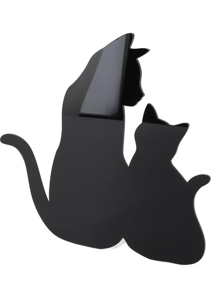 Kedi Gece Lambası LED Işık Algılama Sesle Etkinleşen Siyah Kedi Silüet Lambası Oturma Odası Koridor Mutfak Yatak Odası Duvar Dekoru (Yurt Dışından) modelleri