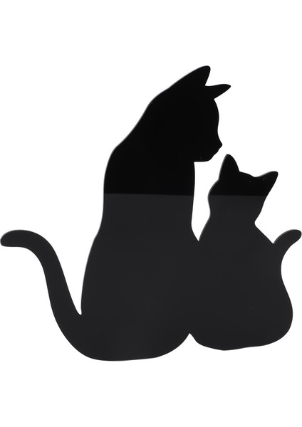 Kedi Gece Lambası LED Işık Algılama Sesle Etkinleşen Siyah Kedi Silüet Lambası Oturma Odası Koridor Mutfak Yatak Odası Duvar Dekoru (Yurt Dışından) fırsatları