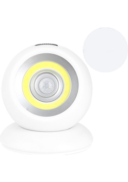 360° Otomatik Insan Indüksiyon Lambası Mini Gece Lambası Mıknatıslı Koridorlar Dolaplar Merdivenler Için (Yurt Dışından)