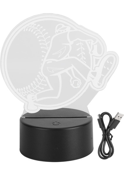 3 Boyutlu Küçük Gece Lambası Yenilikçi Sürahi USB Veya Pil ile Çalışan Ev Için LED Lamba (Yurt Dışından)