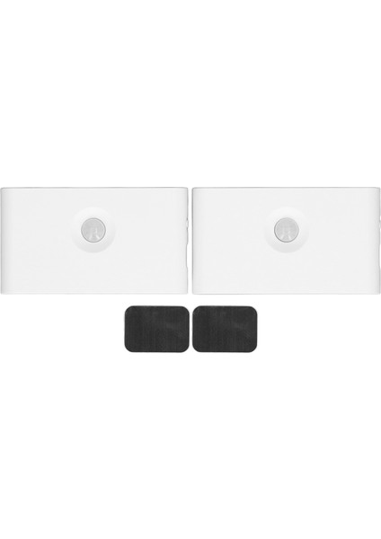 2 Adet LED Akıllı Gece Lambası Hareket Sensörlü Işık USB Şarj Kabini Manyetik Gece Lambası Yatak Odası Için (Yurt Dışından)