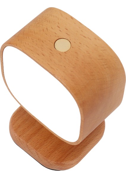 Ahşap Manyetik Duvar Lambası Taşınabilir Başucu Kare Gece Lambası Kısılabilir Duvara Monte Gece Lambası Dişbudak Ağacı (Yurt Dışından) indirimleri