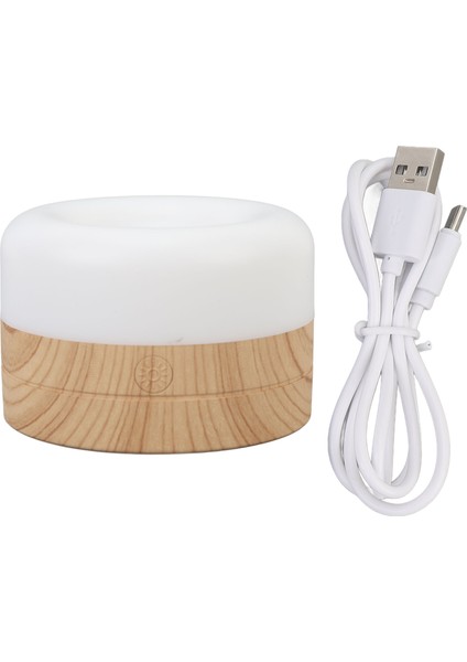 Gece Lambası LED Rgb Dokunmatik Uzaktan Kumanda Zamanlayıcı Kablosuz Göz Bakımı 1200MAH Gece Lambası Yatak Odası Kreş Için (Yurt Dışından)