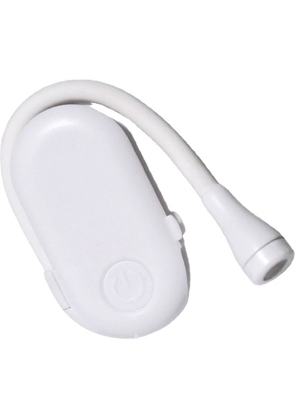 3W Küçük Klipsli Kitap Işığı Kademesiz Karartma 5V 1A USB Şarjlı Göz Bakımı Kitap Işığı Gece Yatakta Okuma Için Beyaz (Yurt Dışından) modelleri