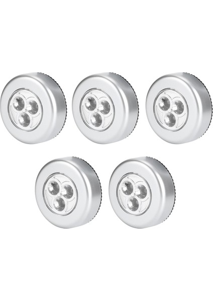 5 Adet Ev Yenilikçi Mini LED Gece Lambası Yatak Odası Başucu Dolap Gardırop (Yurt Dışından)