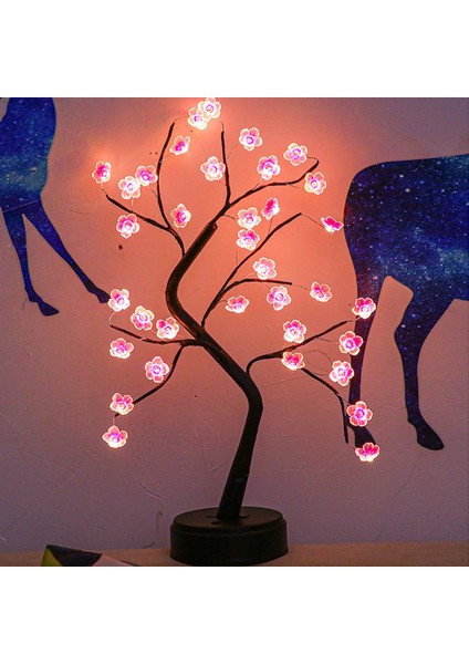 Ağaç Lambası LED Uzaktan Kumanda Dıy Yapay Ağaç Gece Lambası (Yurt Dışından) fırsatları