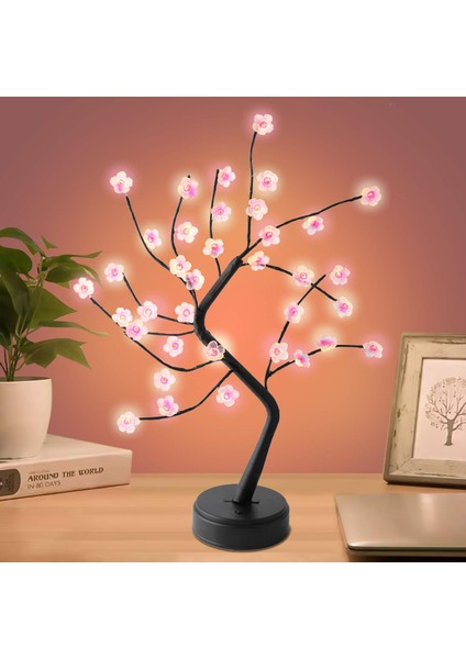 Ağaç Lambası LED Uzaktan Kumanda Dıy Yapay Ağaç Gece Lambası (Yurt Dışından) indirimleri