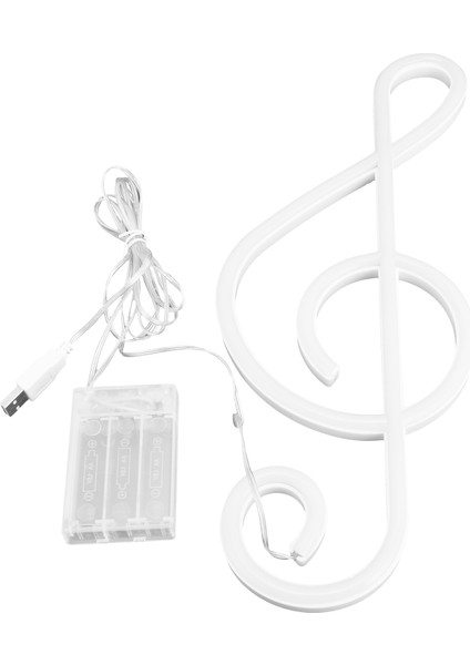 Müzik Notası Şeklinde LED Neon Işık Usb/pil ile Çalışan Duvara Asılı Neon Işık Ev Partisi Için (Yurt Dışından) fiyatları