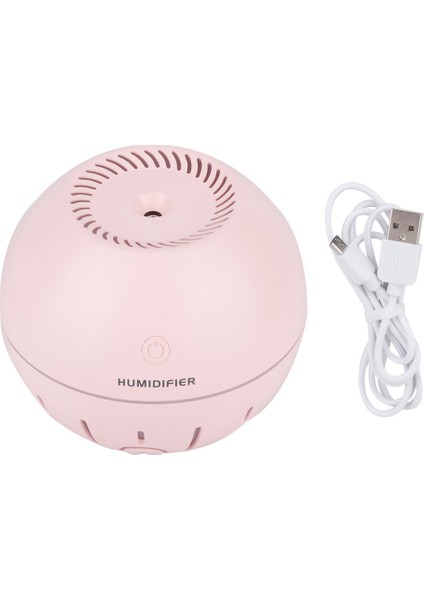 Mini Top Şeklinde LED Gece Lambası USB Şarjlı Hava Nemlendirici Elektrikli Sis Üreticisi Nemlendiriciler Pembe (Yurt Dışından)
