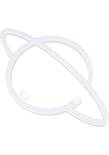 Planet Neon Lamba LED Neon Tabela Yatak Odası Çocuk Odası Oturma Odası Dekor USB Pil ile Çalışan Pembe Işık Mavi Işık (Yurt Dışından)