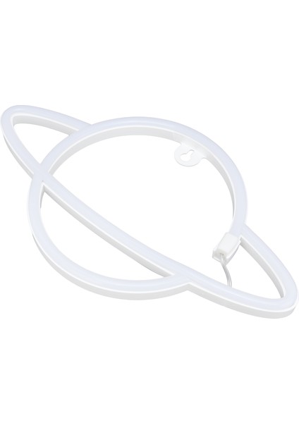 Planet Neon Lamba LED Neon Tabela Yatak Odası Çocuk Odası Oturma Odası Dekor USB Pil ile Çalışan Pembe Işık Mavi Işık (Yurt Dışından)